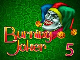 Burning Joker 5 lines icon